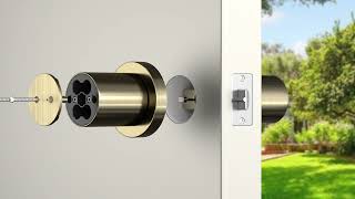 FITNATEHS0395 Keypad Door Knob [upl. by Htebiram]