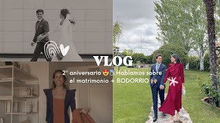 Nuestro 2º aniversario de BODA 😍💍 HABLAMOS del matrimonio  Nos vamos de BODORRIO ❤️ [upl. by Ahsimac]