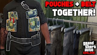 How To Get The Pouches amp Belt Together In GTA 5 Online [upl. by Leinaj]