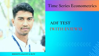 ADF with Eviews  Unit Root Test [upl. by Sidnac]