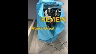 REVIEW Panda Portable Ventless Cloths Dryer Folding Drying Machine with Heater [upl. by Jerman738]