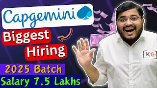 Capgemini Hiring 2025 Batch 🔥  Capgemini Exam Pattern  Capgemini Syllabus  Capgemini Preparation [upl. by Nemrac327]