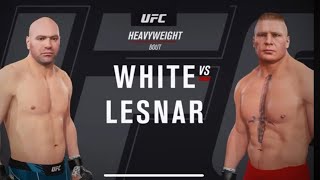 Brock Lesnar vs Dana White Ufc [upl. by Halona]