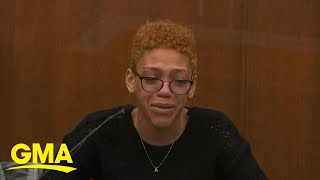 Girlfriend of Daunte Wright gives emotional testimony during manslaughter trial l GMA [upl. by Averi315]