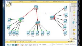 one router with 3 switches and 5 pcs [upl. by Doyle]