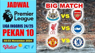 JADWAL LIGA INGGRIS 2425 PEKAN 10 II 23 NOVEMBER 24 II MU VS CHELSEA [upl. by Erek586]