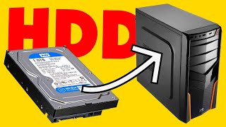 Как подключить жесткий диск HDD к компьютеру [upl. by Amend32]