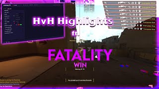 Fatality Crack is the BEST Cheat HvH Highlights [upl. by Vudimir701]