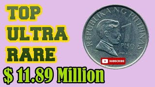 TOP ULTRA RARE 1 PISO 2010 PHILIPPINES WORTH A MILLION DOLLARS COULD MAKE YOU MILLIONER 😱money [upl. by Feldt851]