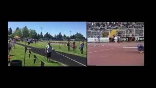 Javelin Comparison  Scott Halley and Jan Zelezny [upl. by Eiramasil]