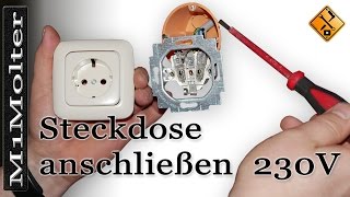 Steckdose anschließen  230V  Aber wie [upl. by Morganstein890]