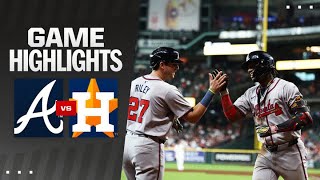 Braves vs Astros Game Highlights 41724  MLB Highlights [upl. by Anyer]