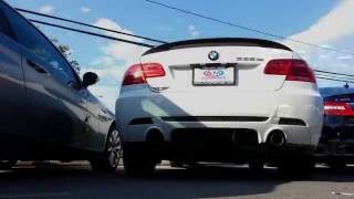 Idle amp Revs Stock Exhaust Sound on 12 BMW 335IS M pkg [upl. by Einnep]