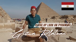 Close Up Look on the Pyramids at Giza Plateau  Egypt  The Voyage Bro [upl. by Namrac220]