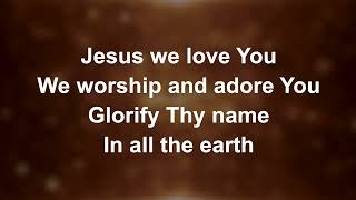 Glorify Thy Name Piano  Worship Lyric Videos Preview [upl. by Joanna]