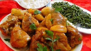 Scharrel kip masala met kousenband en hard gekookte eieren [upl. by Minica]