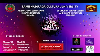 TALENTIA 23 ROAR OF RIVALS  A STATE LEVEL INTER COLLEGIATE FEST DAY  1 [upl. by Aicert]