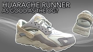 2023 Nike Air Huarache Runner Pure Platinum Review amp On Feet [upl. by Drof]