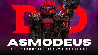 Asmodeus ⏩ DampD LORE  Forgotten Realms Notebook [upl. by Ennovehs]