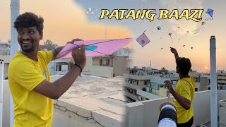 PATANAG🪁 BAAZI  KITE CUTTING  Kite Fighting  MONOGOLD MANJHA [upl. by Inuat191]