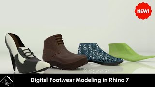 Digital Footwear Modeling in Rhino 7 [upl. by Simon]