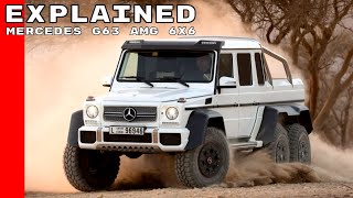 Mercedes G63 AMG 6x6 Explained [upl. by Nissy]