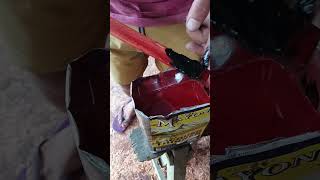 Mixing of sanding sealer with tinting color woodworking mixing sandingsealer GlaidelQuinAdam [upl. by Novy]