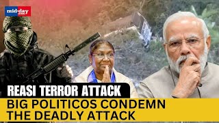 Reasi Terror Attack PM Modi Orders Constant Monitoring Prez Murmu Expresses Grief [upl. by Oates]