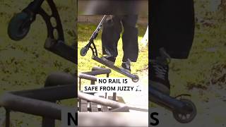 No Rail Is Safe 🛴 Juzzy Carter shorts shortvideo tricks amazing viral viralvideo scooter [upl. by Ainollopa]