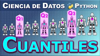 Analiza Distribuciones de Datos con Python usando Cuantiles ➤ Cuartiles Quintiles y Percentiles [upl. by Iolande]