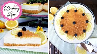 Fruchtig frische Philadelphia Torte I No bake Zitronentorte I Lemon Cheesecake [upl. by Foy]