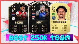 MOST AMAZING 250K TEAM FIFA 20  MOST AMAZING 250K HYBRID FIFA 20  FUT RIVALS GAMEPLAY [upl. by Yllak]