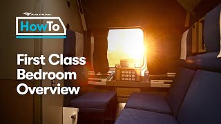 AmtrakHowTo First Class Bedroom Overview [upl. by Neiht]