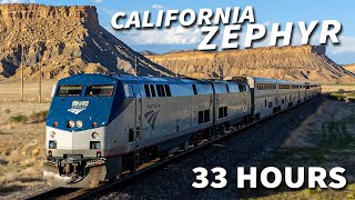 Amtrak California Zephyr  33 HOURS on Americas Most Stunning Train [upl. by Josefa]