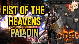 Fist of the Heavens Paladin Guide Ladder Season 4  Starter  Budget Options  Diablo 2 Resurrected [upl. by Ahsienom]