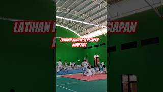 Latihan Kumite Persiapan Kejurkot karatekata karate kejurkot karatekid kumite [upl. by Odlabu]