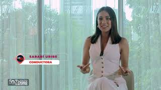 Entrevista a SARAHI URIBE ADN 40 [upl. by Pengelly]