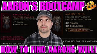 Last Epoch How To Farm AARONS WILL Rarest Armor In GAME [upl. by Ihsoyim]