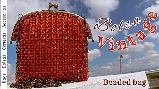 Bolsa Vintage  Monedero  Beadedbag  DIY  hecho a mano [upl. by Jain]