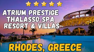 Atrium Prestige Thalasso Spa Resort  Rhodes Greece AllInclusive Resort [upl. by Enigroeg374]