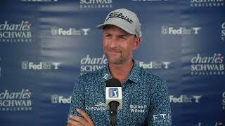 Webb Simpson about Grayson Murray Passed Away Saturday Flash Interview 2024 Charles Schwab Challenge [upl. by Atteiram]