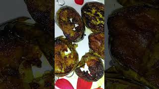 Begun bhaja recipe shortsvideo cooking video rubaiya laskari6i [upl. by Porush]