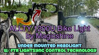 MagicShine Allty 1200U  Underneath Mounted Bike Headlight [upl. by Arol393]