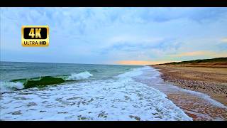 Soothing North Sea waves on the beach to relax and calm down  Part1 [upl. by Atnod23]