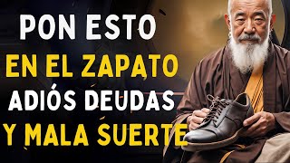 PON ESTO EN EL ZAPATO y NUNCA MÁS TENDRÁS DEUDAS NI MALA SUERTE I Historia Zen y Budismo [upl. by Ycnej]