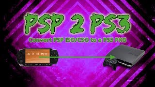 Convert PSP Games to Play On PS3 with CFW [upl. by Bove680]