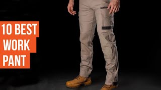 10 Best Work Pants for Construction amp Job Site [upl. by Felix]