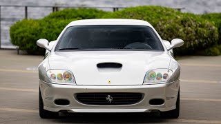 MARTINI collection  2002 Ferrari 575M Maranello  Drive  exhaust note [upl. by Macmullin]