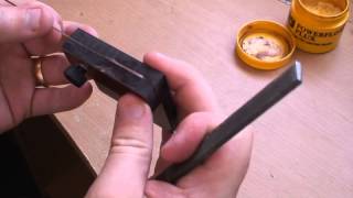 Finetrax Switch Blade Filing Jig Tutorial Video  Part 2  Filing the Blade [upl. by Eillib]