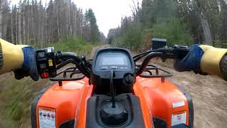 350 Honda Rancher es trail ride [upl. by Yahsan615]